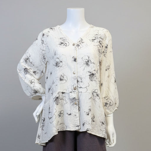 3/4 Sleeve Swing Jacket by Kleen