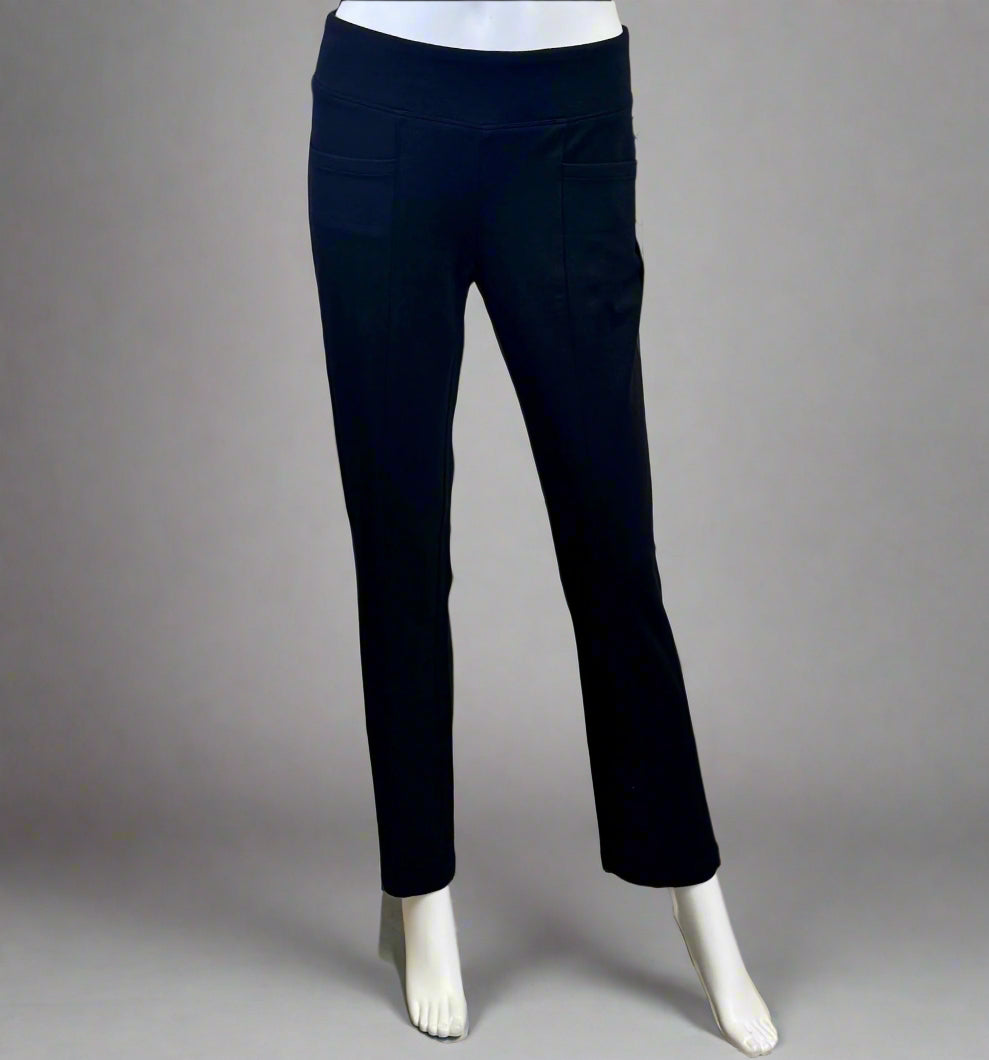 Luxe Ponte Seamed Pocket Pant by Habitat