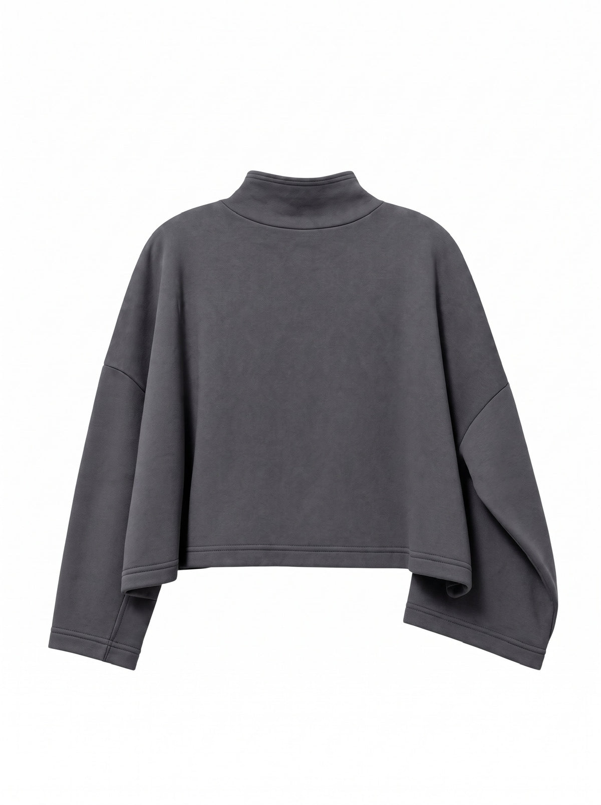 Crop V-Neck Top in Bamboo Fleece by Bryn Walker