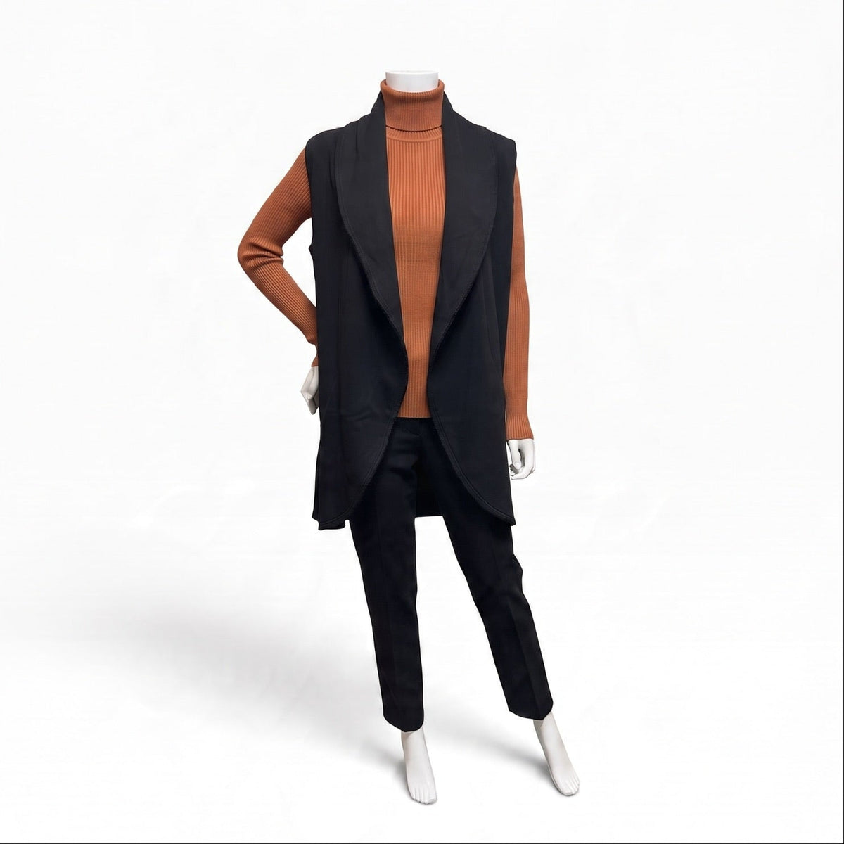 Wrap Vest in Bamboo Fleece by Bryn Walker
