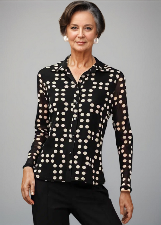 Blouse with Dots by Alison Sheri