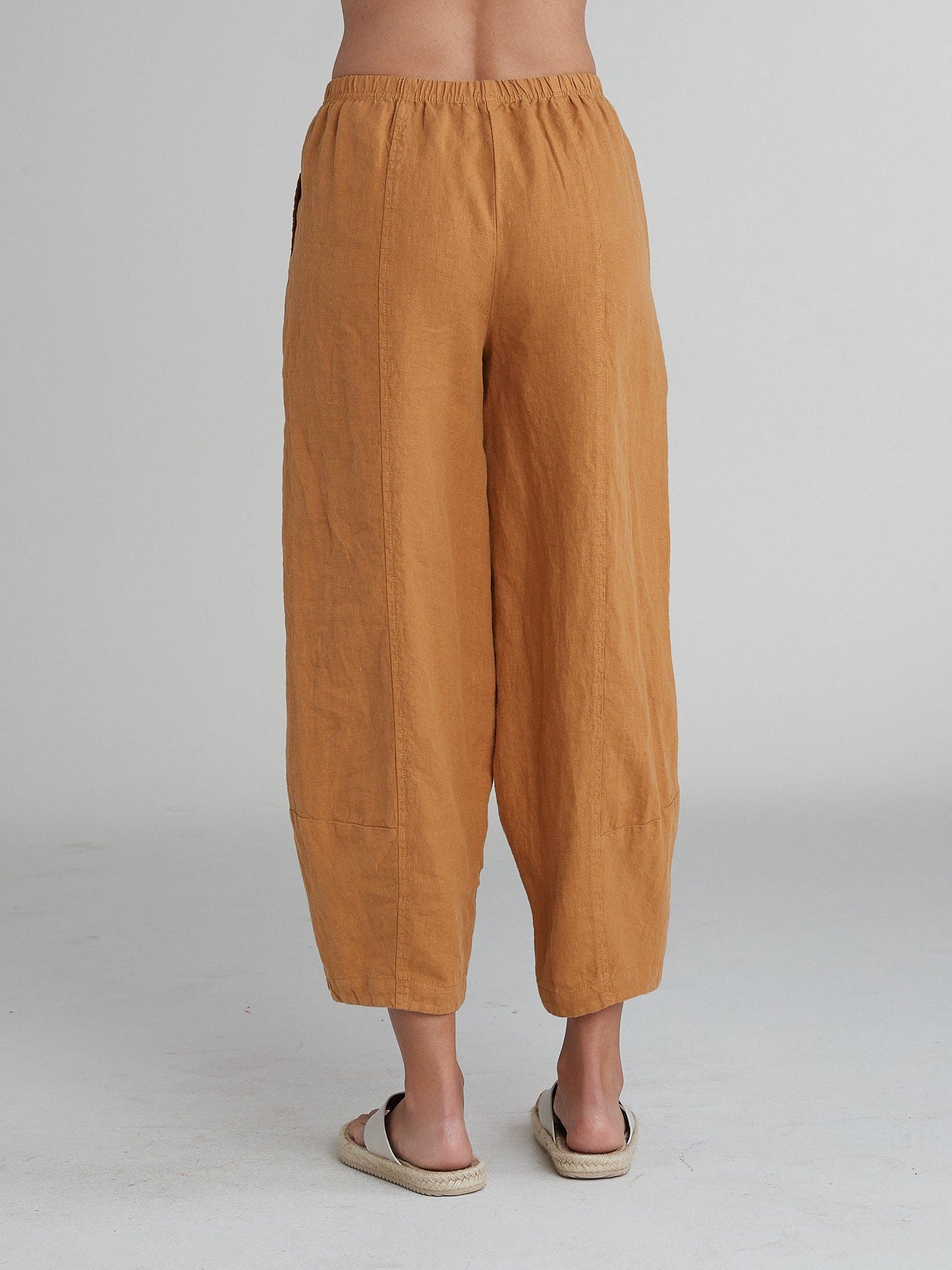 Lantern Pant in Linen by Cut-Loose