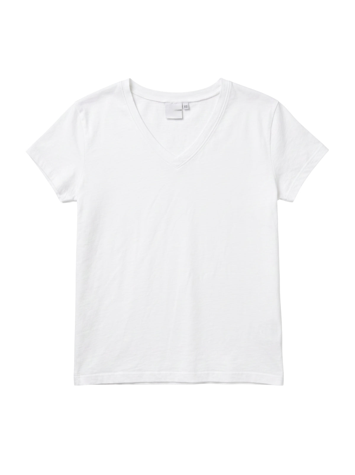 Short Sleeve V-Neck Tee in Jersey Soft Cotton by Prairie Cotton