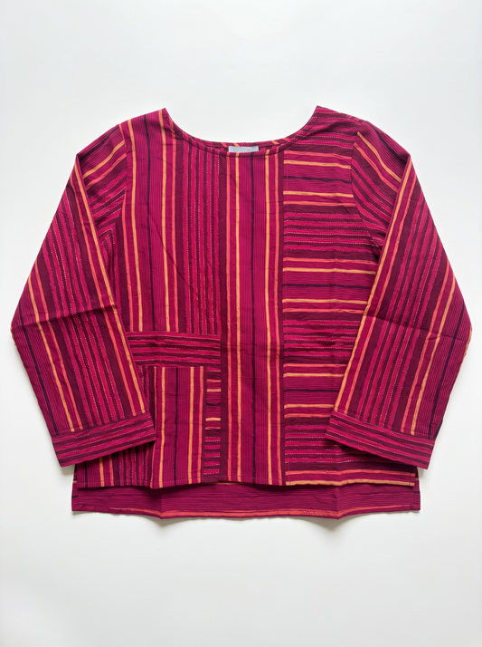 Change Your Stripes Pocket Pullover Top by Habitat