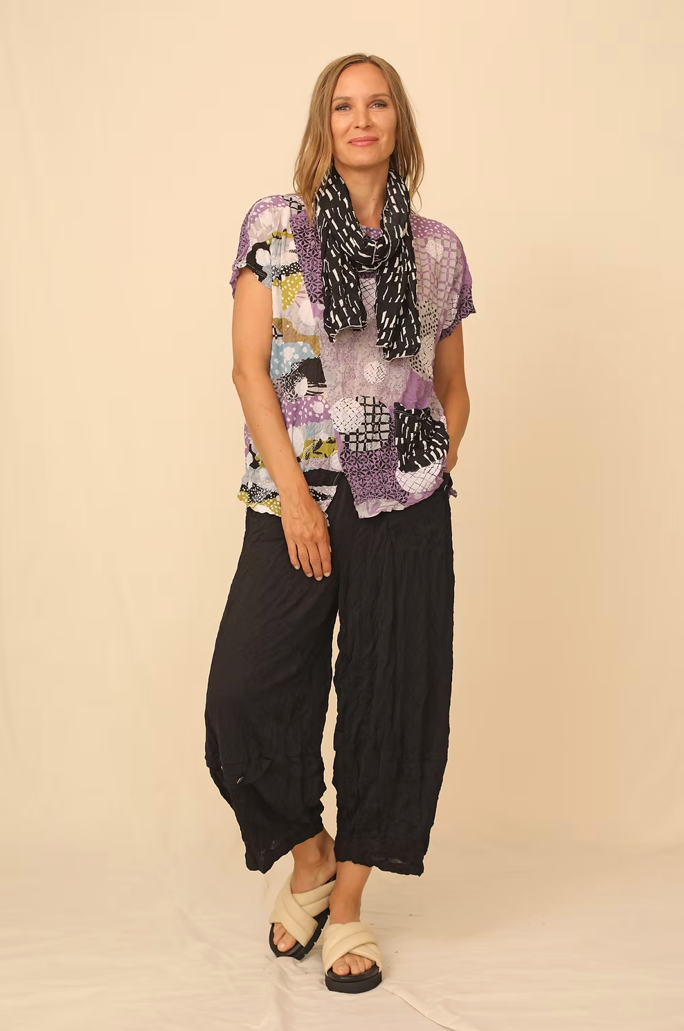 Cooper Pant in Crinkle Mesh by Chalet et Ceci