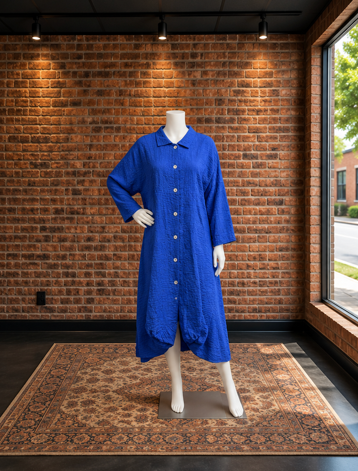 Travel Duster in Travel Crinkle by Eleven Stitch Designs