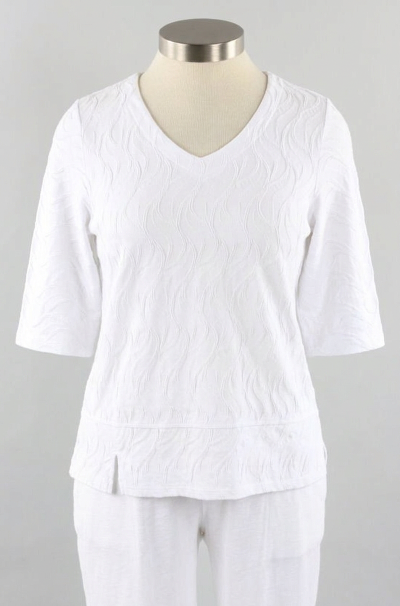 Cascade Cotton Elbow Sleeve Tee by Habitat