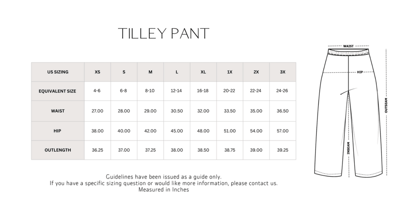 Tilley Pant in Crinkle Jersey by Chalet et Ceci