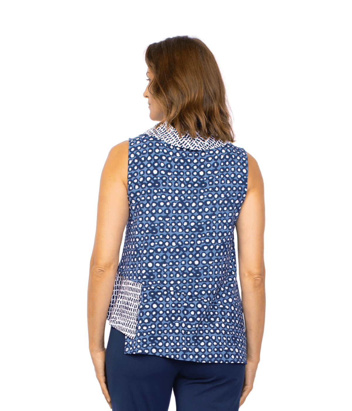 Mixed Cowl Top by Habitat