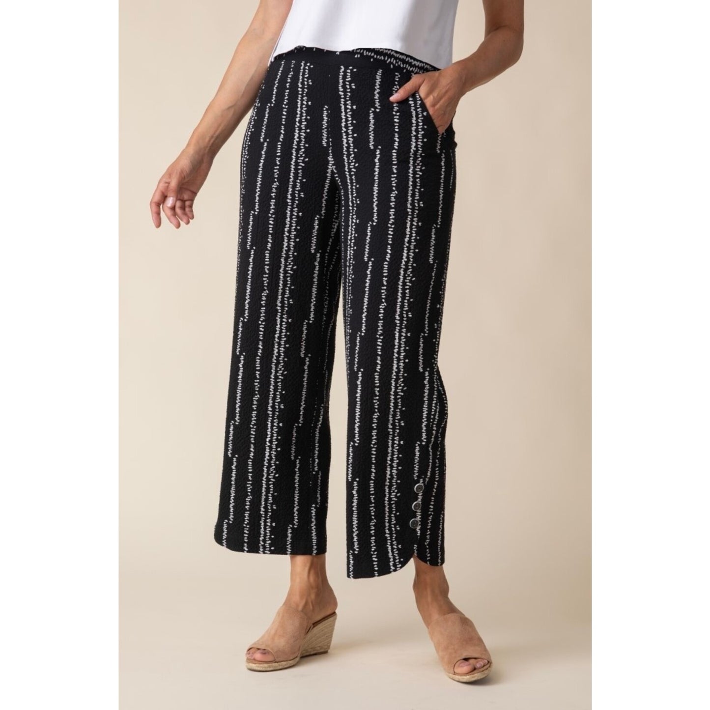 Habitat Crinkle Crepe Bud Tulip Hem Crop Pant