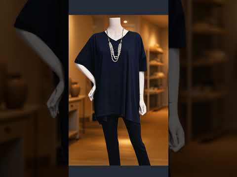 Prairie Cotton Blouson Tunic at Victoria Susan Wearable Art. Shop women's clothing at Victoria Susan in Camden sc. 