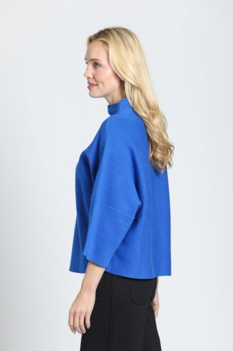Funnel Neck Sweater with Patch Pocket by APNY