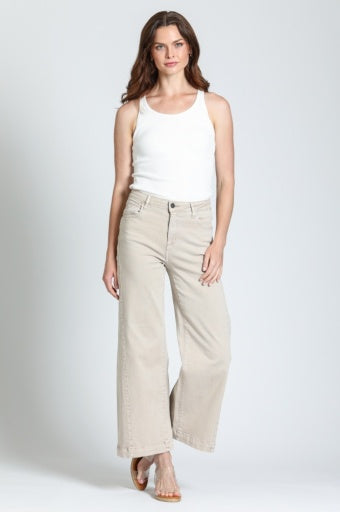The Godet Wide Leg Jean by APNY