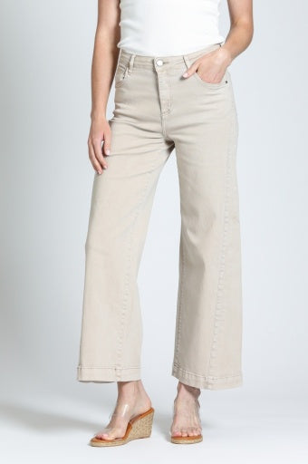The Godet Wide Leg Jean by APNY