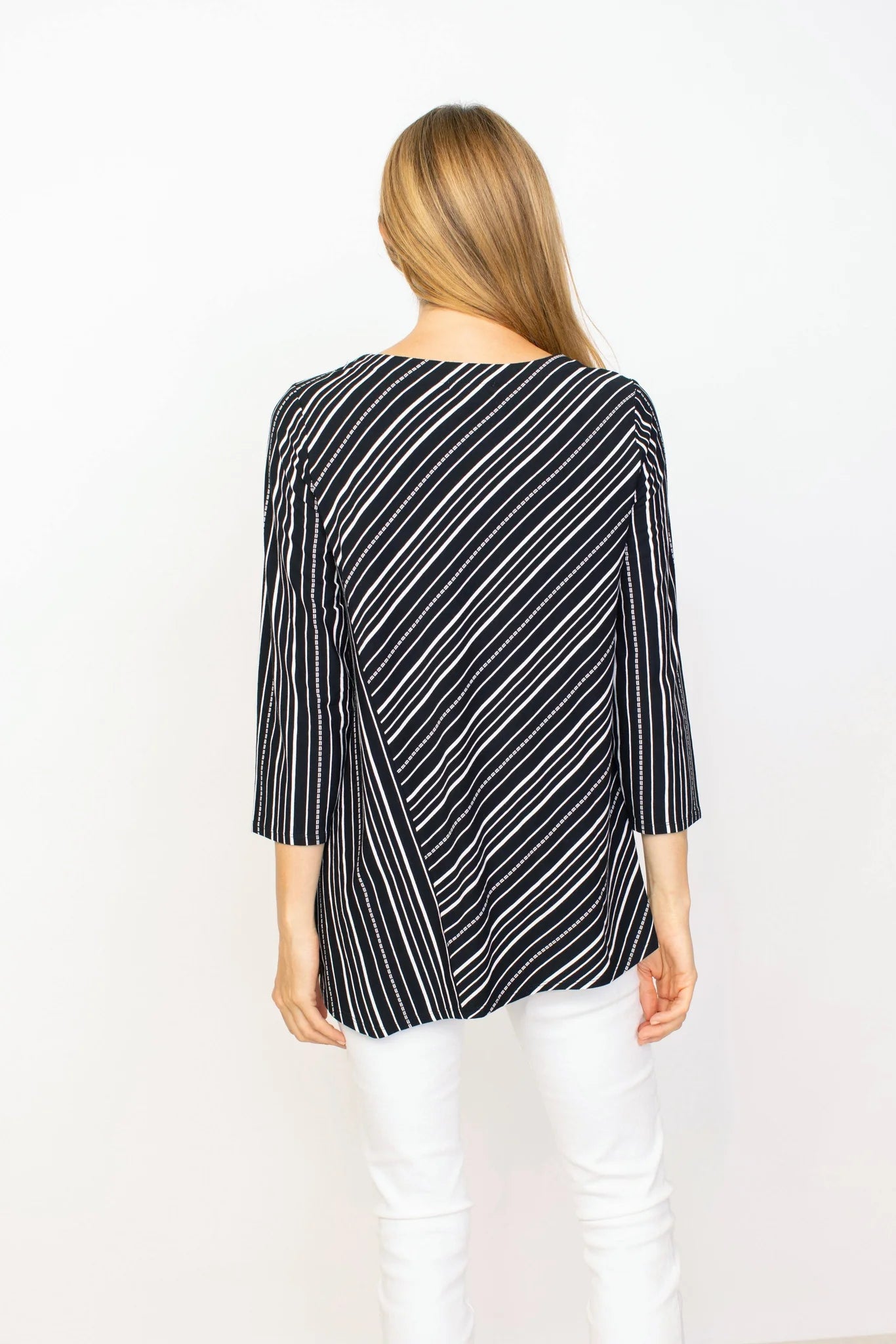 Angled Stripe Tunic by Habitat