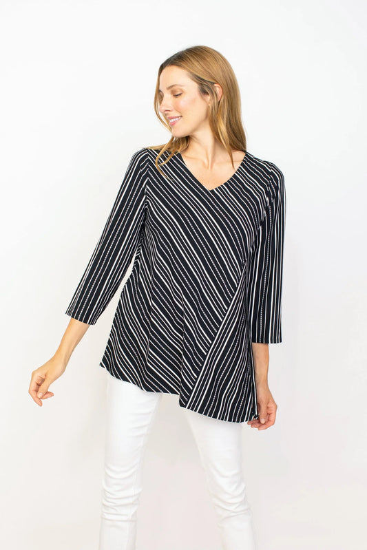 Angled Stripe Tunic by Habitat