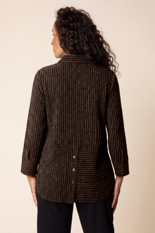 Pasadena Stripe Button Front Shirt by Habitat