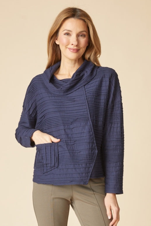Ripple Effect Cowl Pullover by Habitat