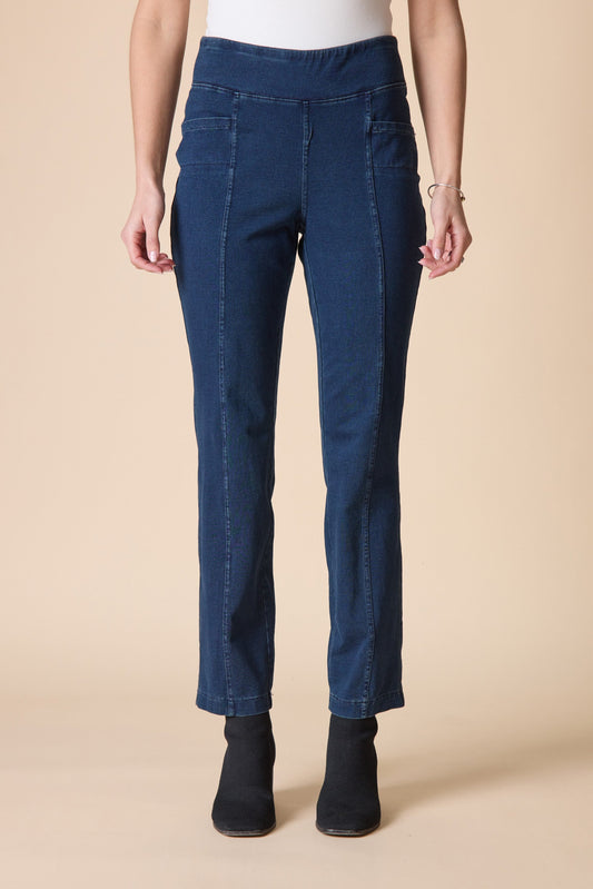 Stonewash Denim Seamed Pocket Pant by Habitat