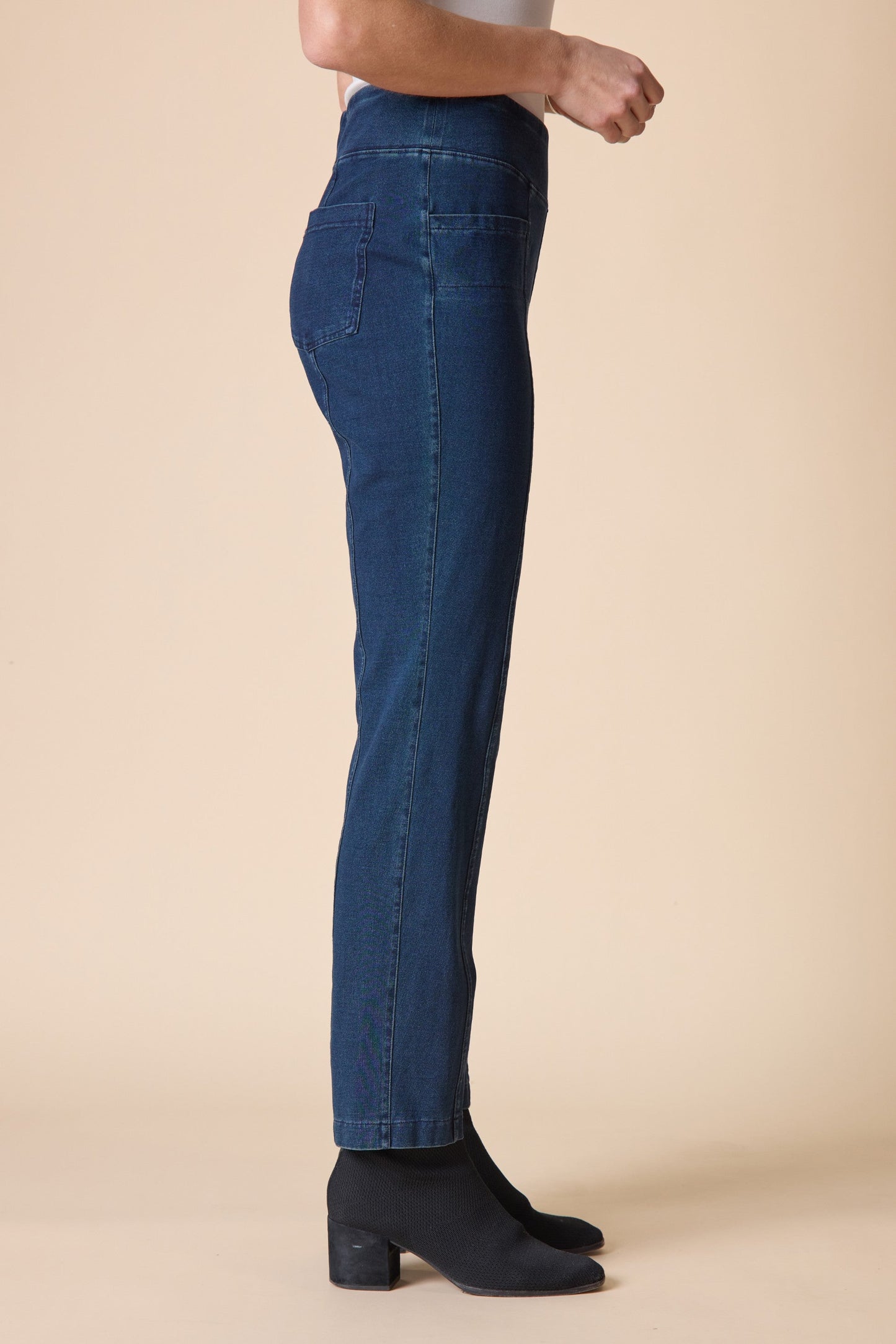 Stonewash Denim Seamed Pocket Pant by Habitat