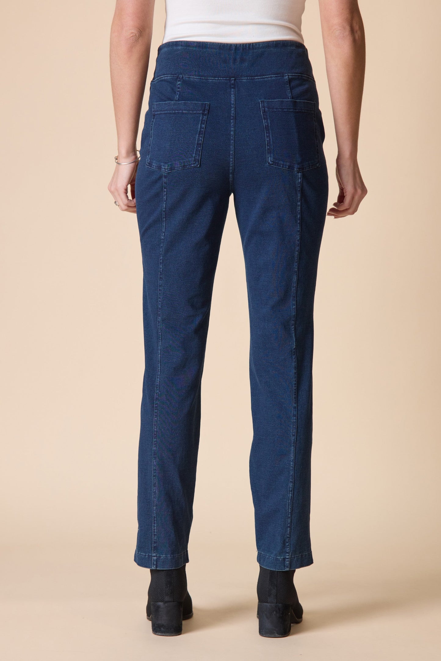 Stonewash Denim Seamed Pocket Pant by Habitat