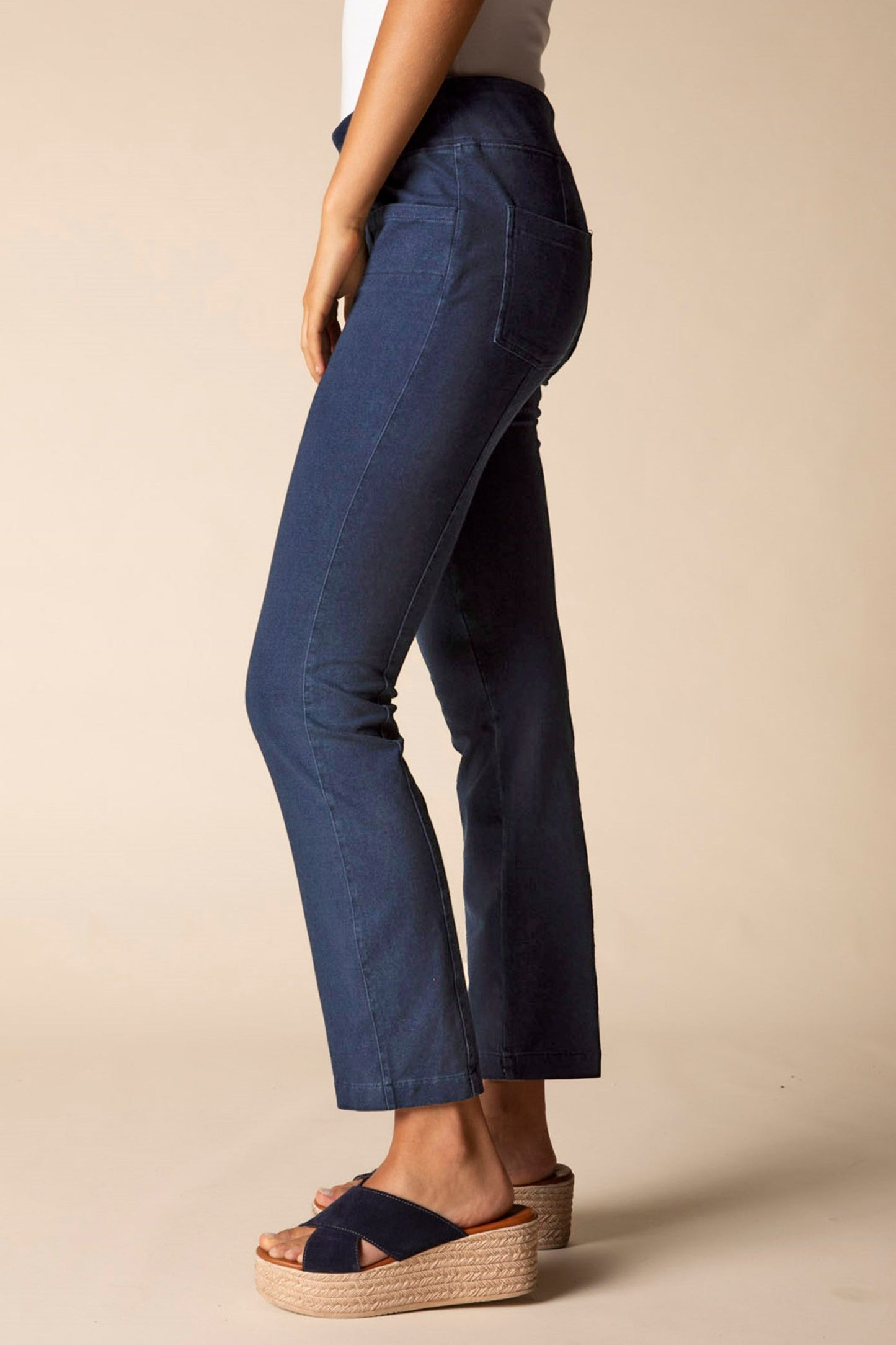 Stonewash Denim Seamed Pocket Pant by Habitat