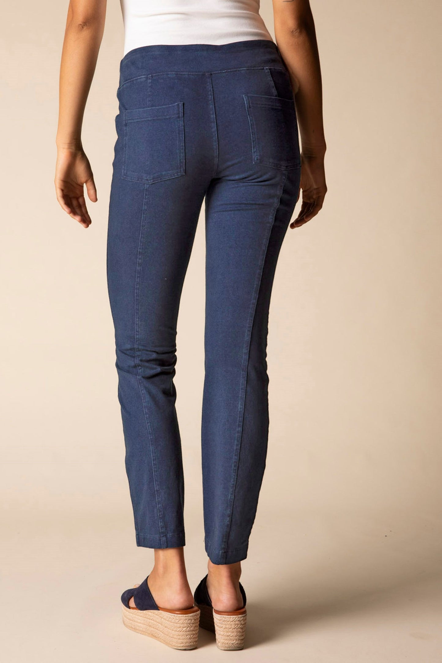 Stonewash Denim Seamed Pocket Pant by Habitat