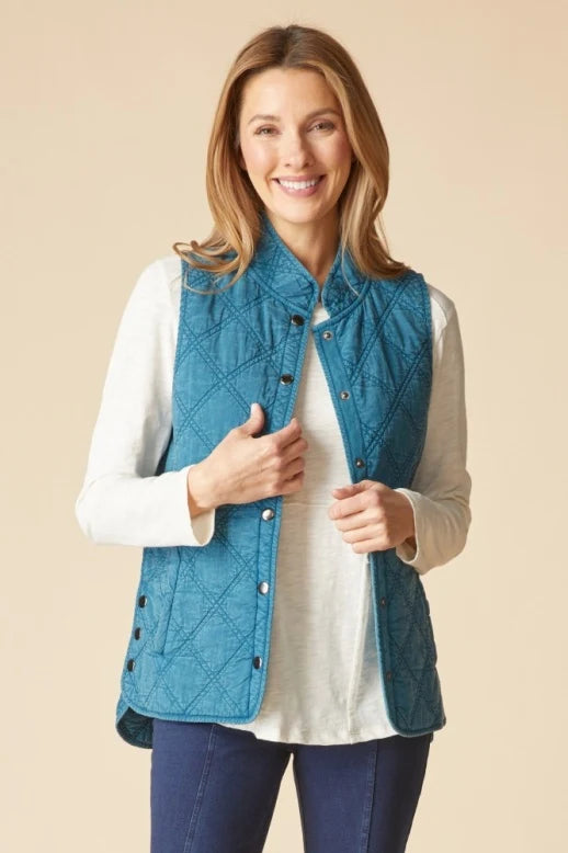Quilted Cotton Windjammer Vest by Habitat