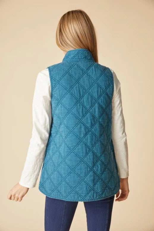 Quilted Cotton Windjammer Vest by Habitat